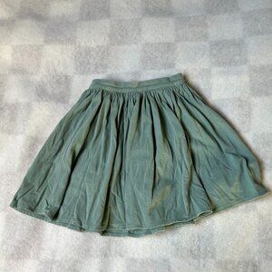 American Apparel Light Sage Full Jersey Mini Skirt – Size XS